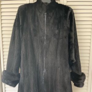 Revillon Black mink jacket, size medium